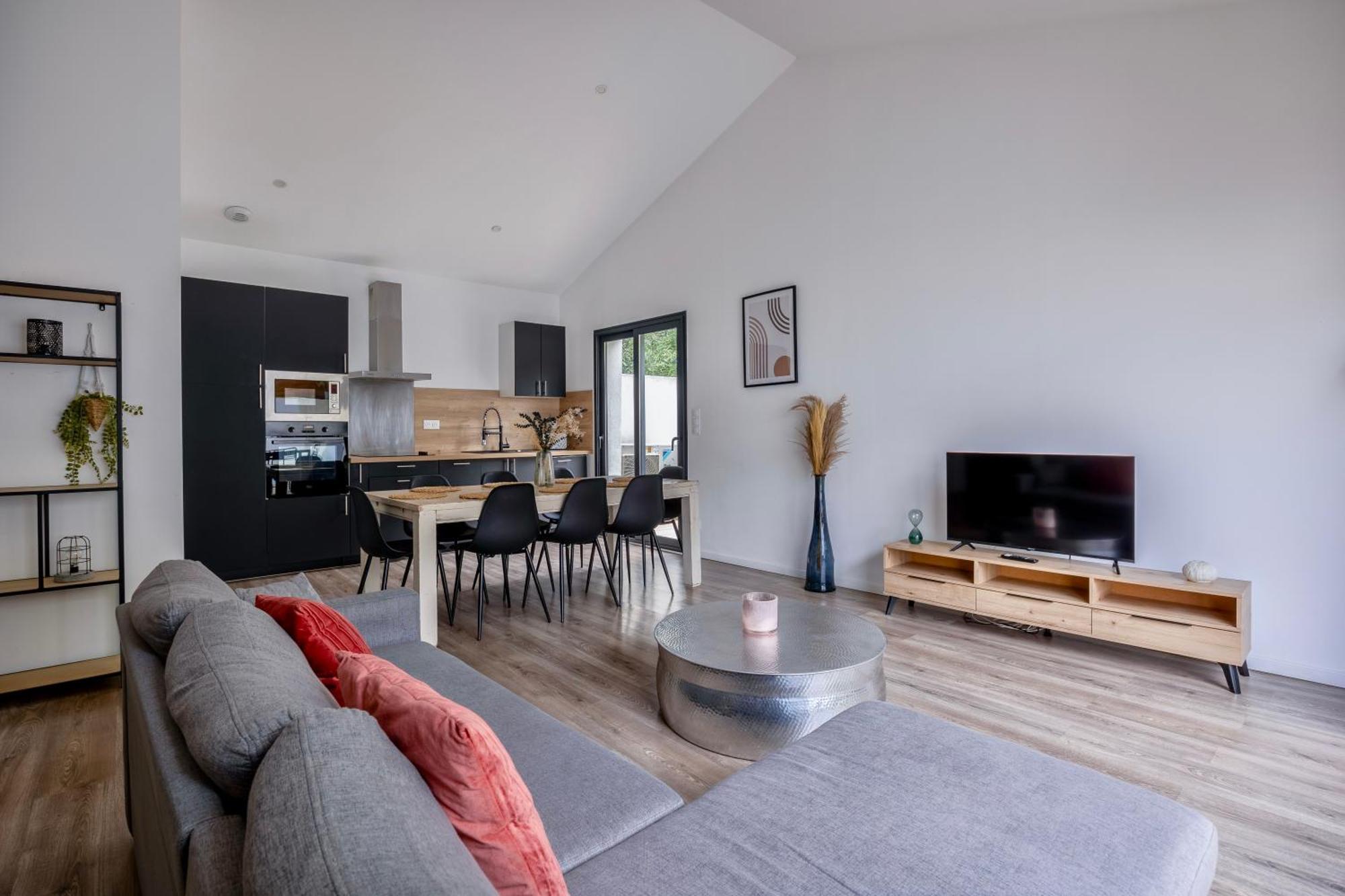 Maison T4 Climatisee Avec Jacuzzi A Lagord Exteriér fotografie